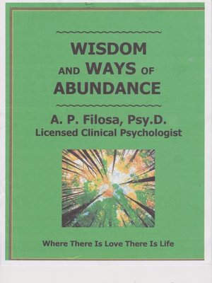 cover image of Wisdom and Ways of Abundance